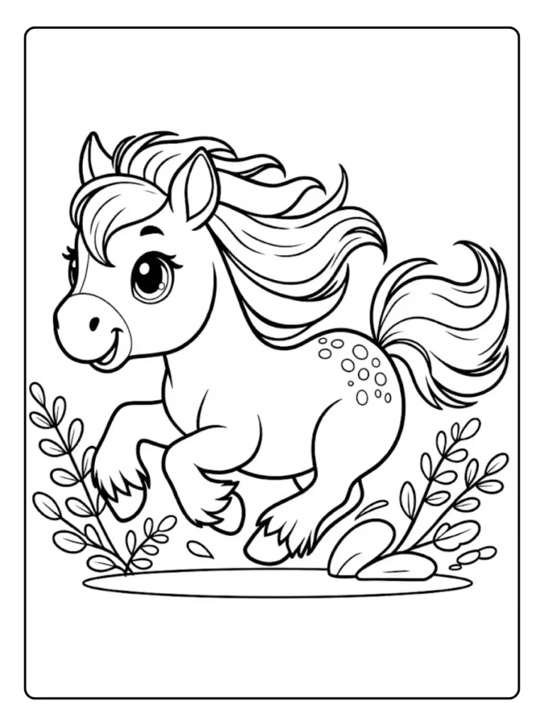 Disegni Di Cavallo Da Colorare