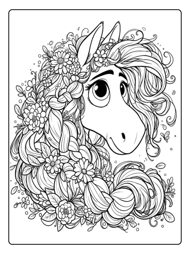 Disegni Di Cavallo Da Colorare