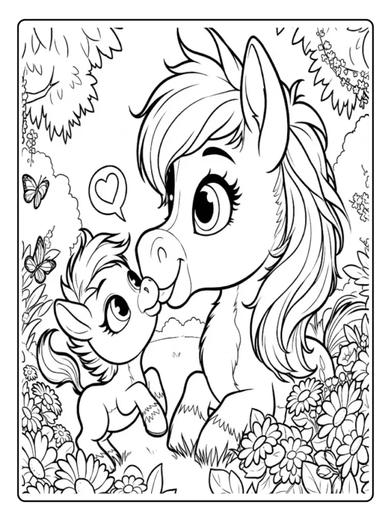 Disegni Di Cavallo Da Colorare