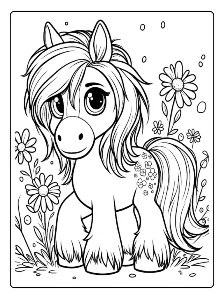 Disegni Di Cavallo Da Colorare