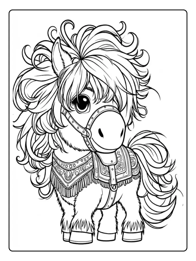 Disegni Di Cavallo Da Colorare