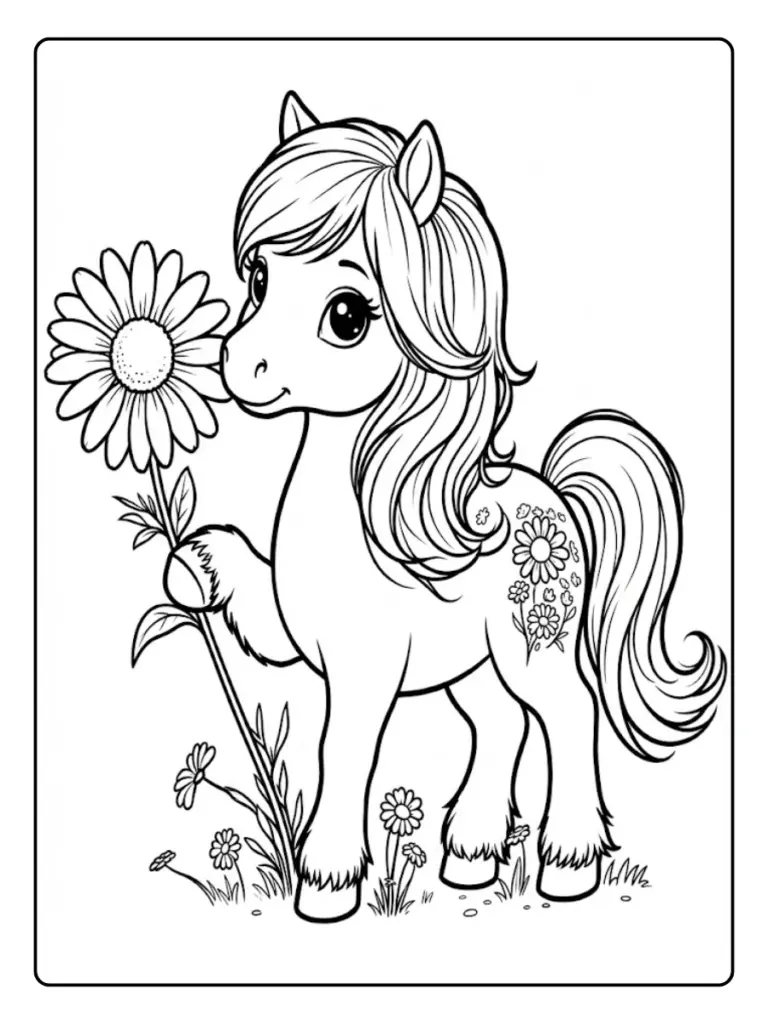 Disegni Di Cavallo Da Colorare