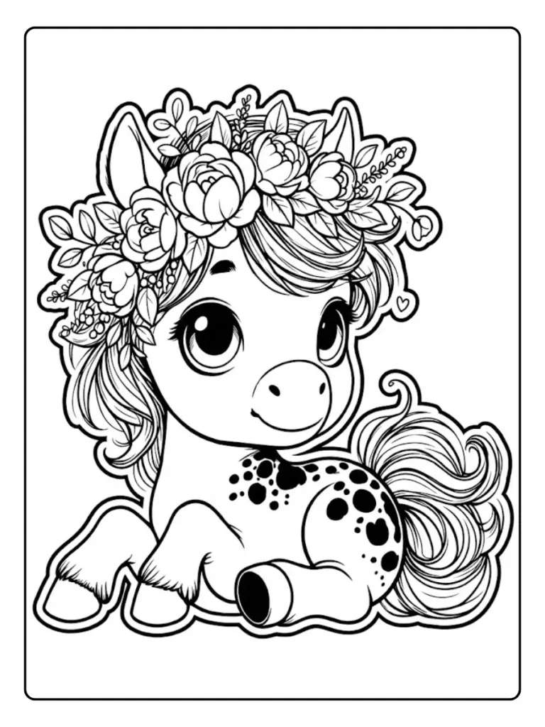 Disegni Di Cavallo Da Colorare