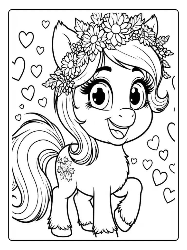 Disegni Di Cavallo Da Colorare