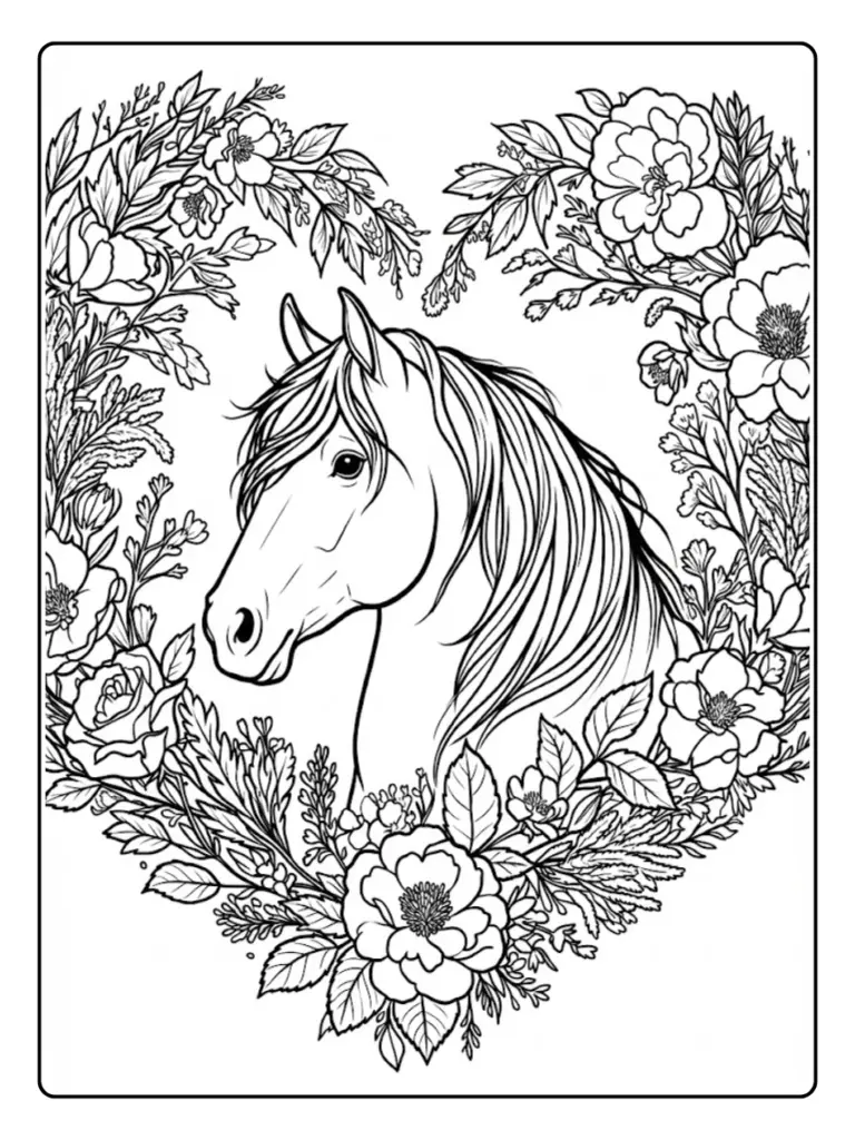 Disegni Di Cavallo Da Colorare