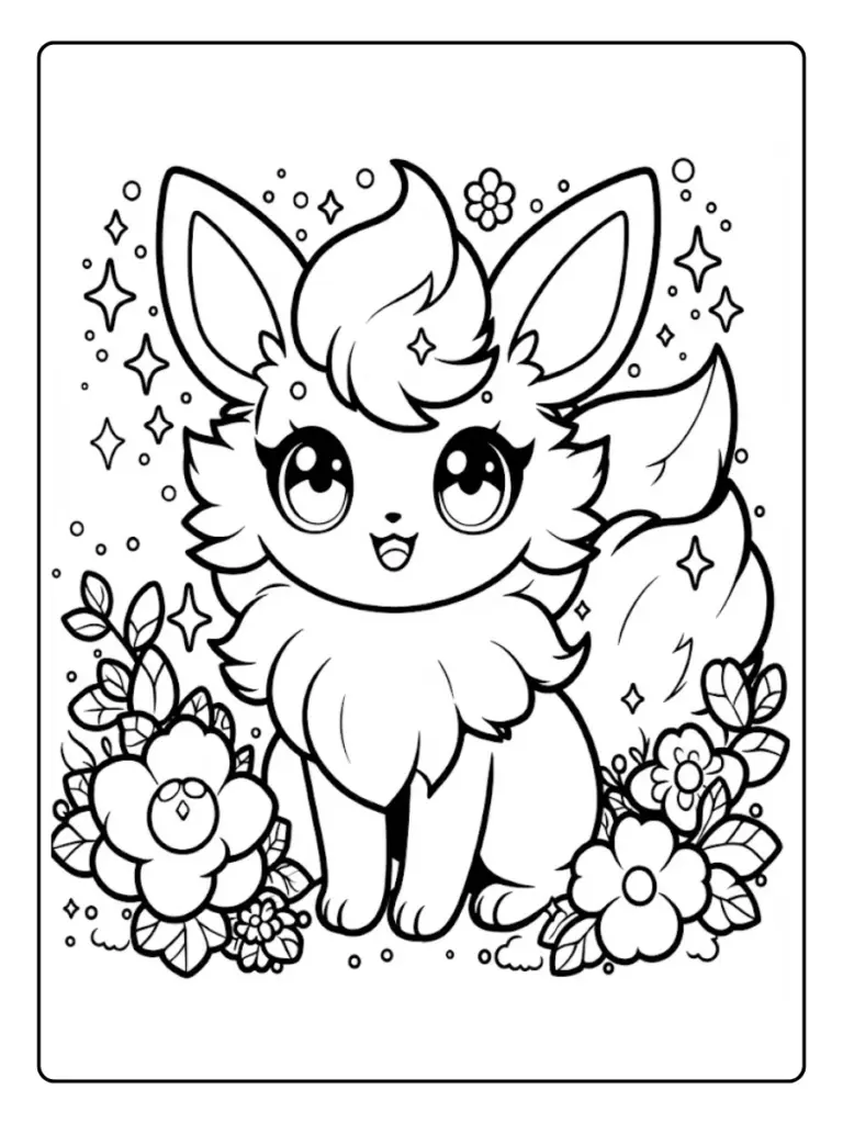 Disegni Kawaii Da Colorare Dei Pokemon