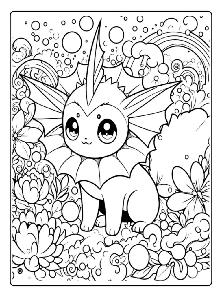 Disegni Kawaii Da Colorare Dei Pokemon