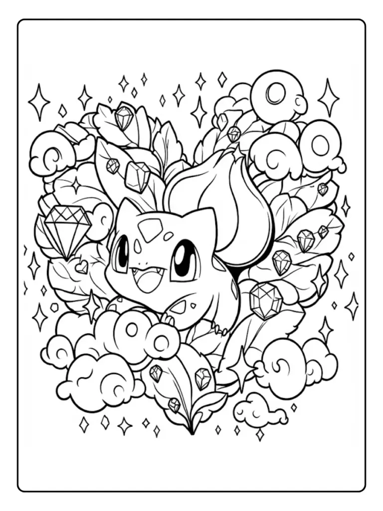 Disegni Kawaii Da Colorare Dei Pokemon