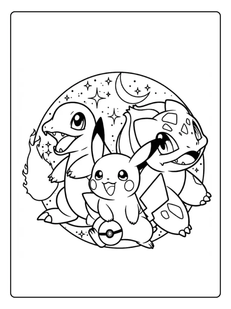Disegni Kawaii Da Colorare Dei Pokemon