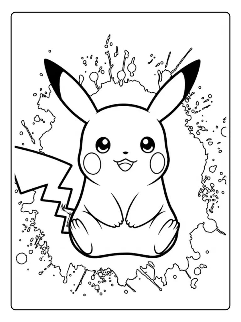 Disegni Kawaii Da Colorare Dei Pokemon