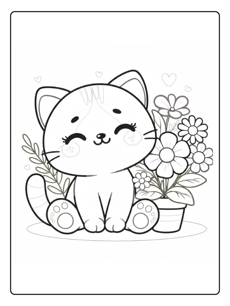 Disegno Gattini Da Colorare