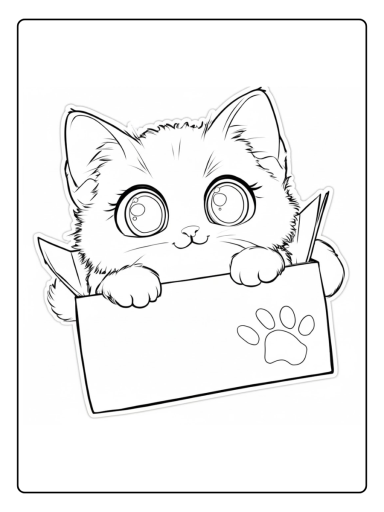 Disegno Gattini Da Colorare