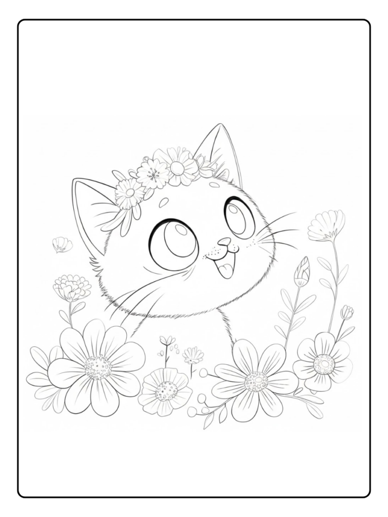 Disegno Gattini Da Colorare