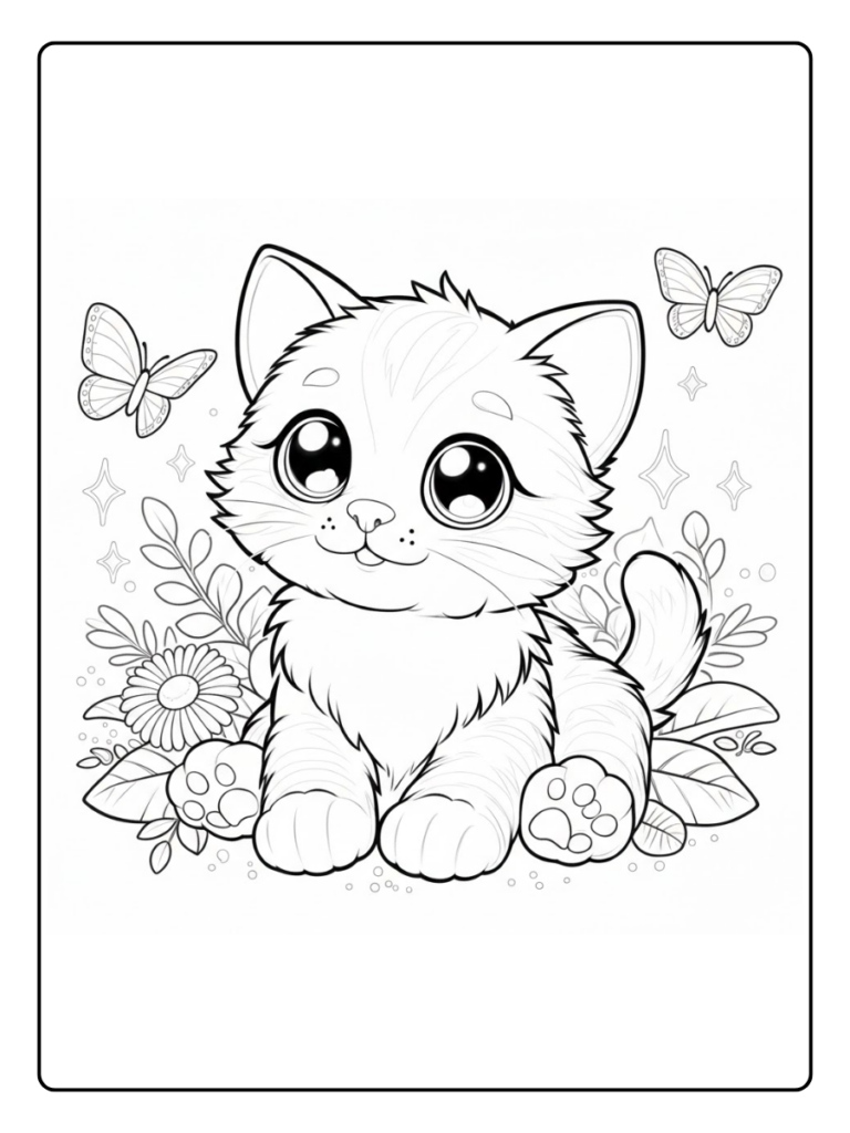 Disegno Gattini Da Colorare