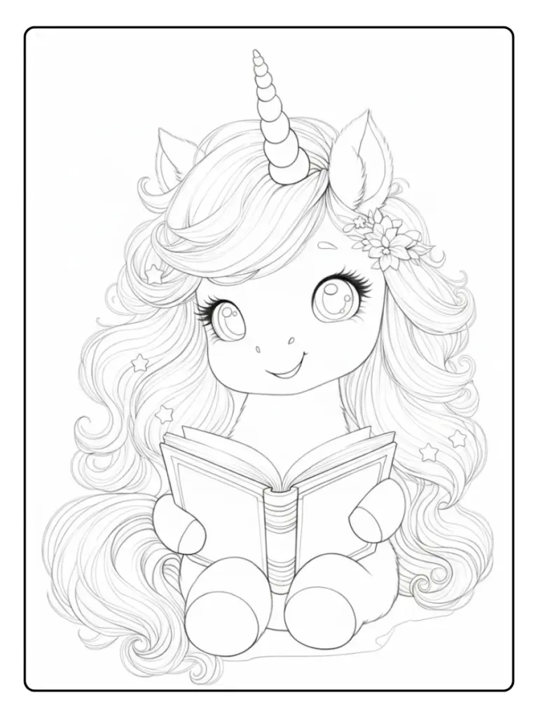 Disegno Unicorno Da Colorare