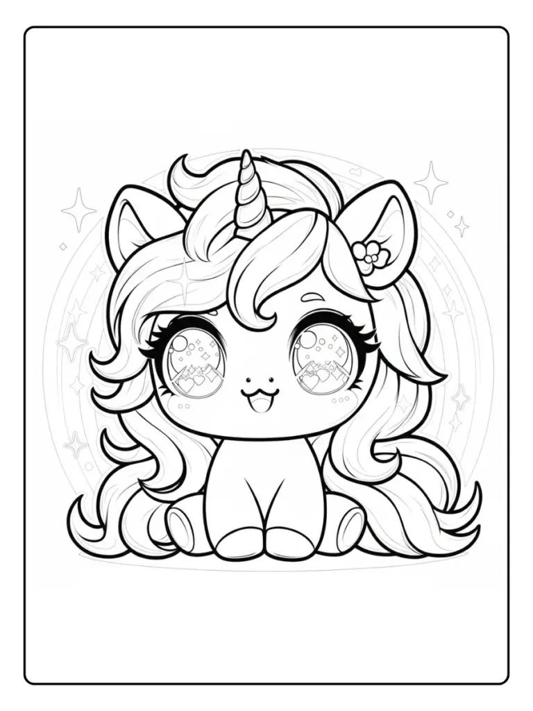 Disegno Unicorno Da Colorare