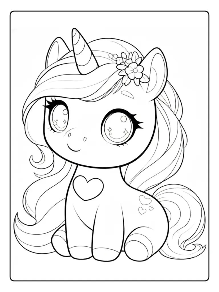 Disegno Unicorno da Colorare