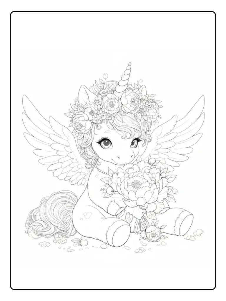 Disegno Unicorno Da Colorare