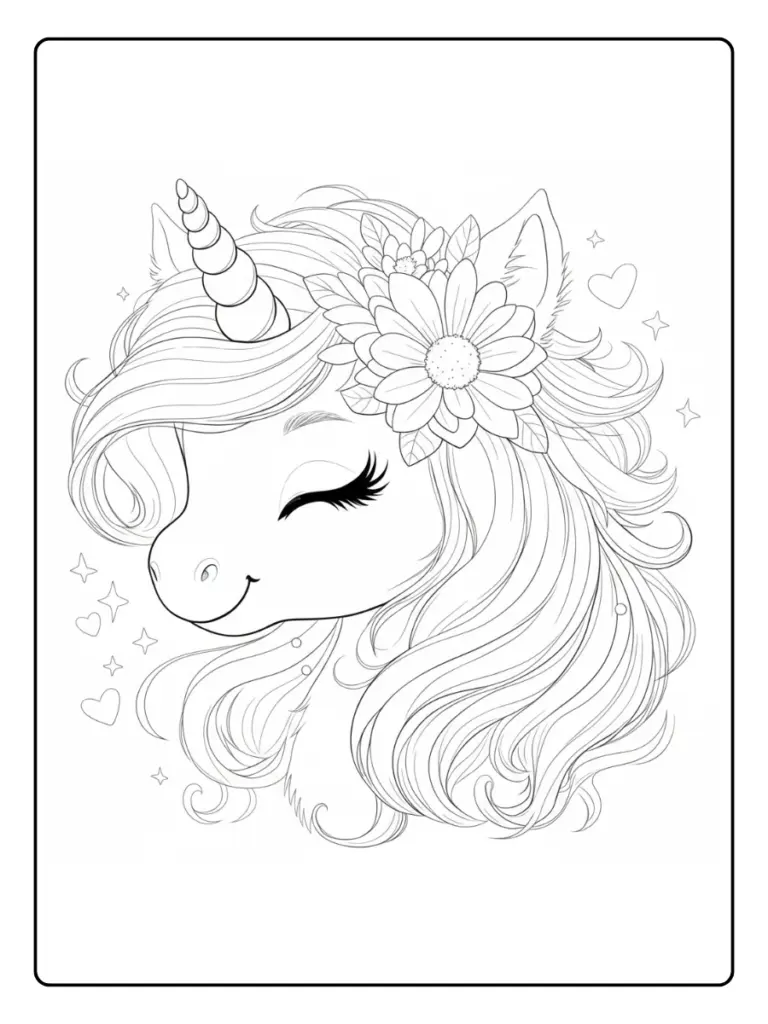 Disegno Unicorno Da Colorare