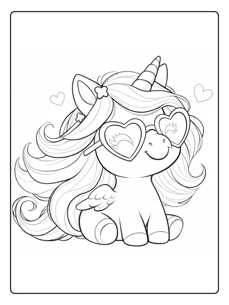 Disegno Unicorno Da Colorare