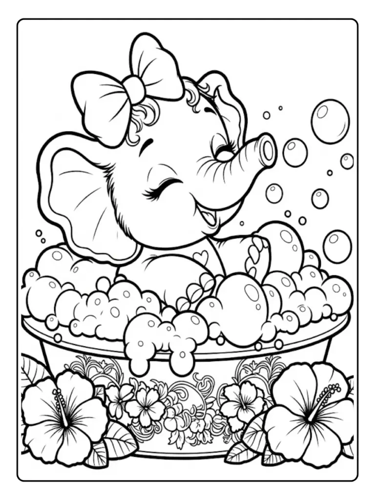 Elefante Da Colorare