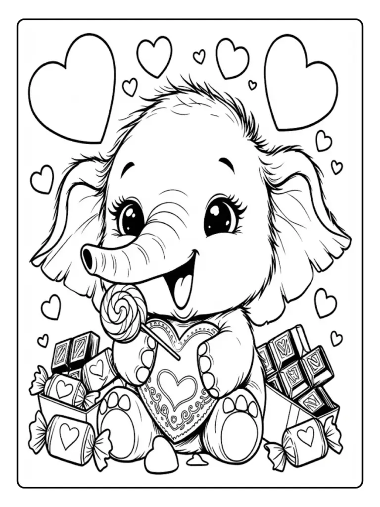 Elefante Da Colorare