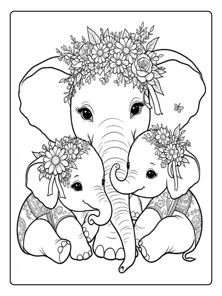 Elefante Da Colorare