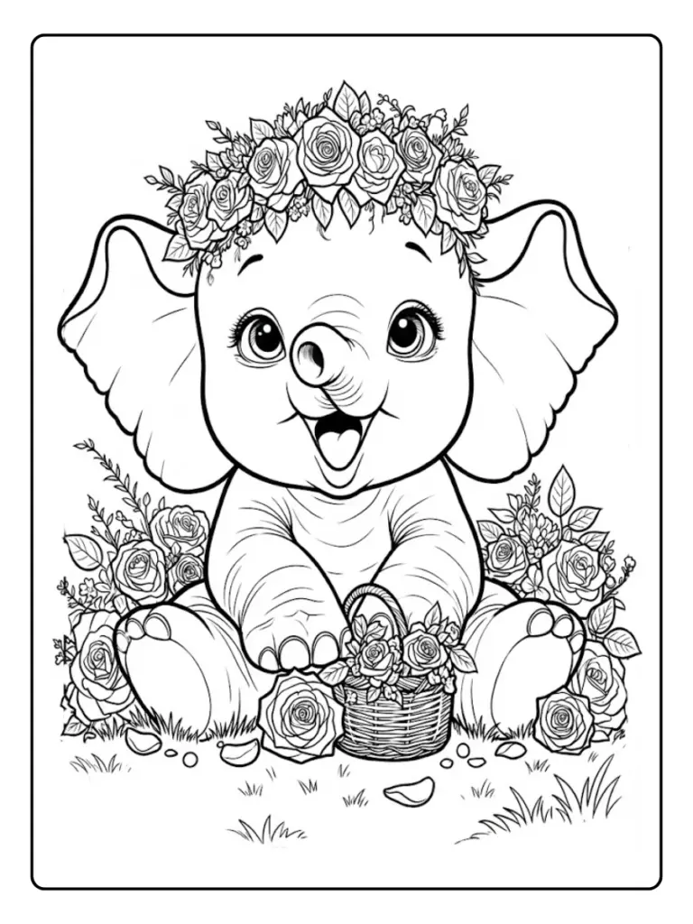 Elefante Da Colorare