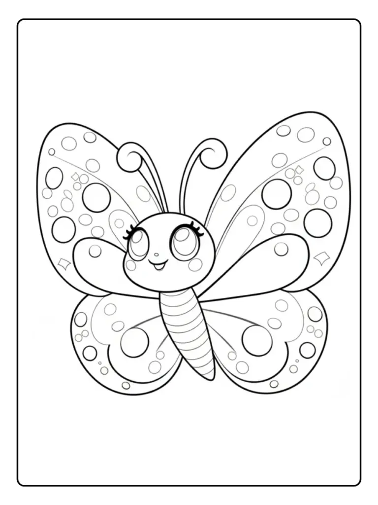 Farfalle da Colorare