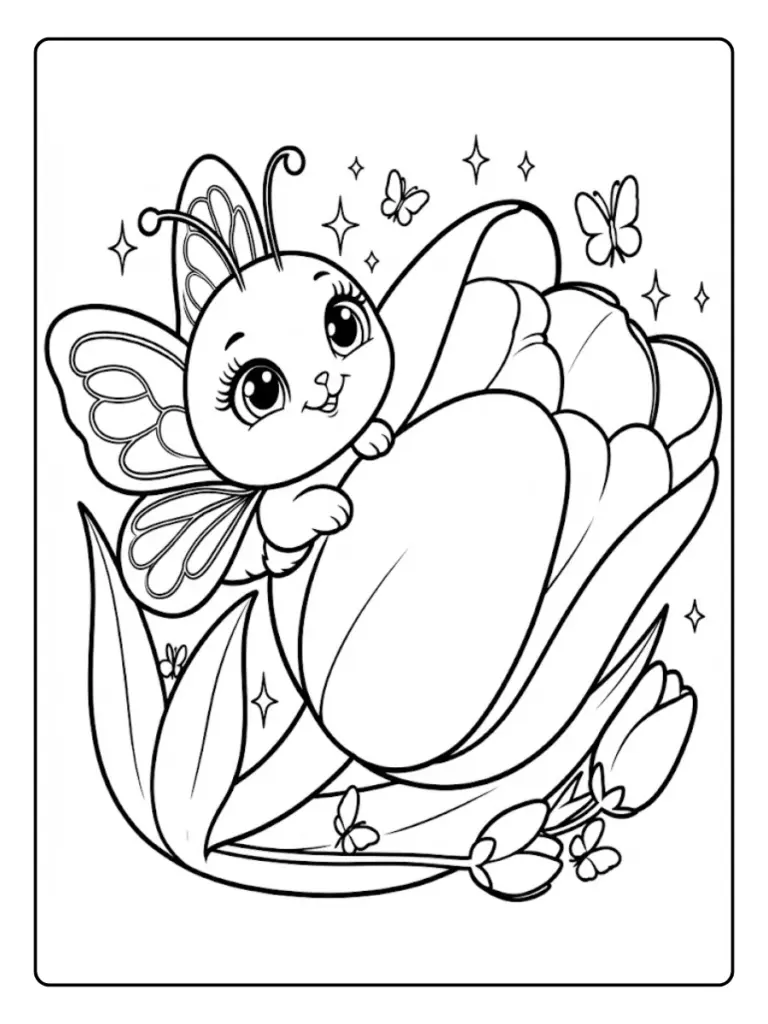 Farfalle Disegni Da Colorare