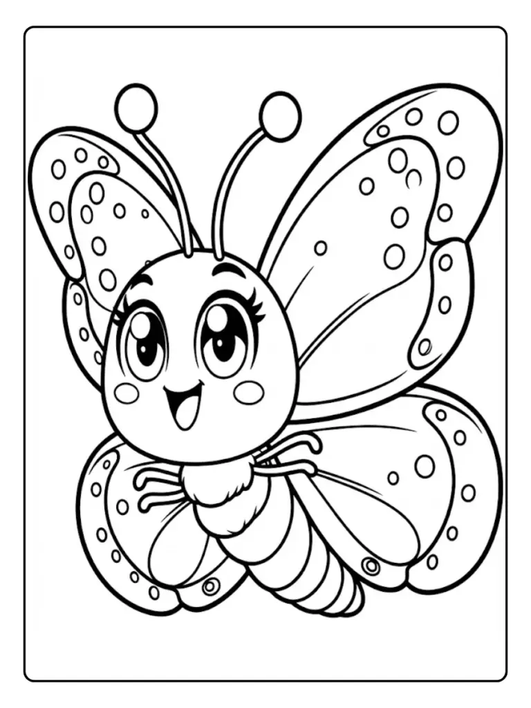 Farfalle Disegni Da Colorare