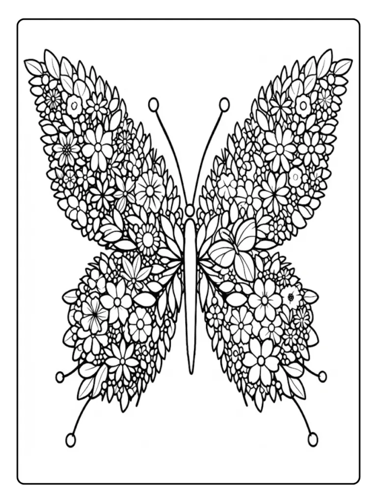 Farfalle Disegni Da Colorare