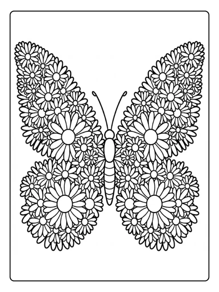 Farfalle Disegni Da Colorare