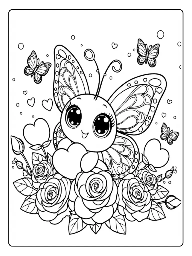 Farfalle Disegni Da Colorare