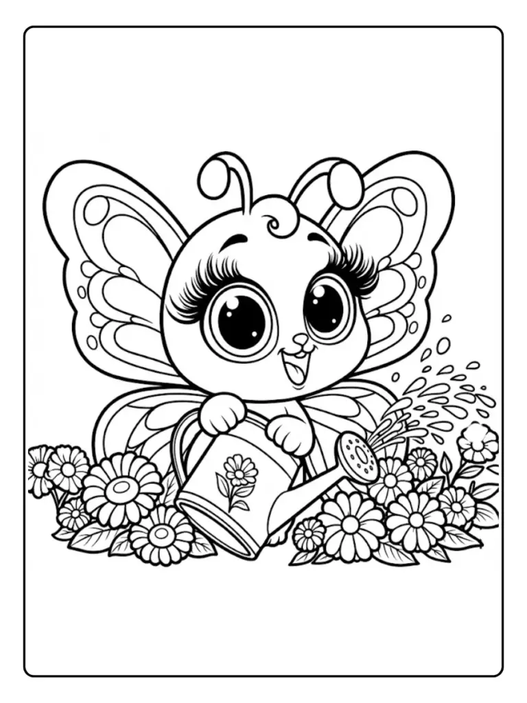 Farfalle Disegni Da Colorare