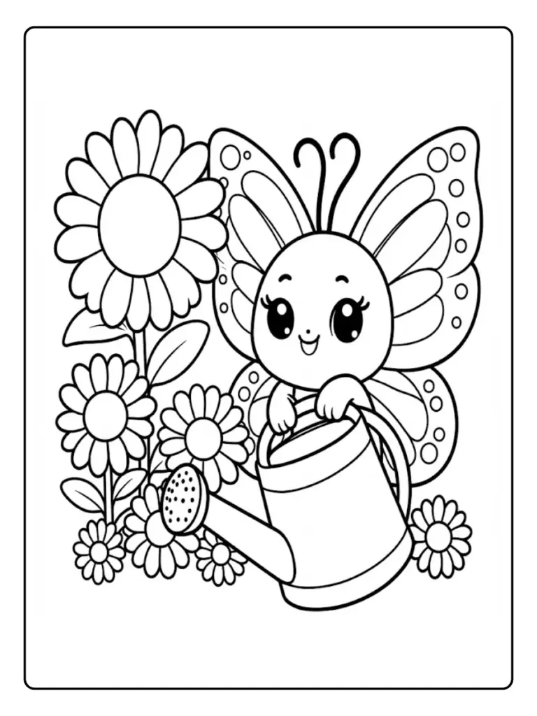 Farfalle Disegni Da Colorare