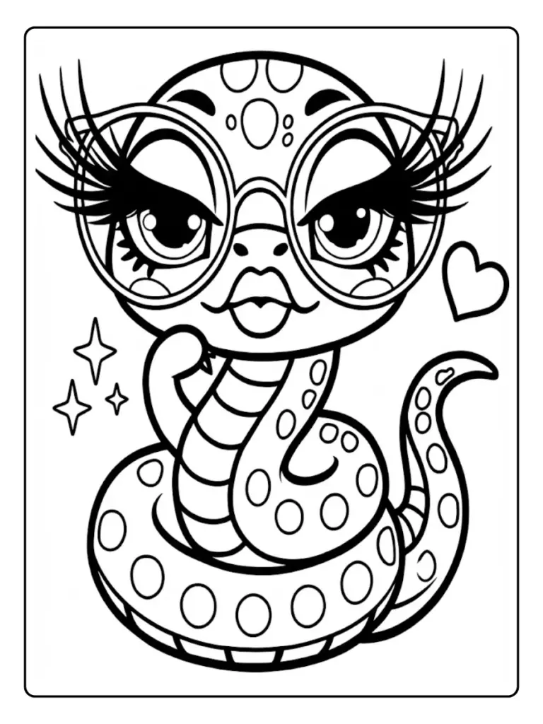 Serpente Da Colorare