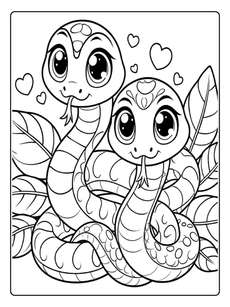 Serpente Da Colorare