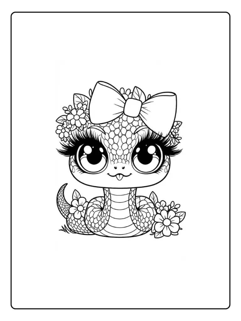 Serpente Da Colorare