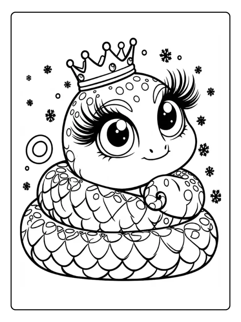 Serpente Da Colorare