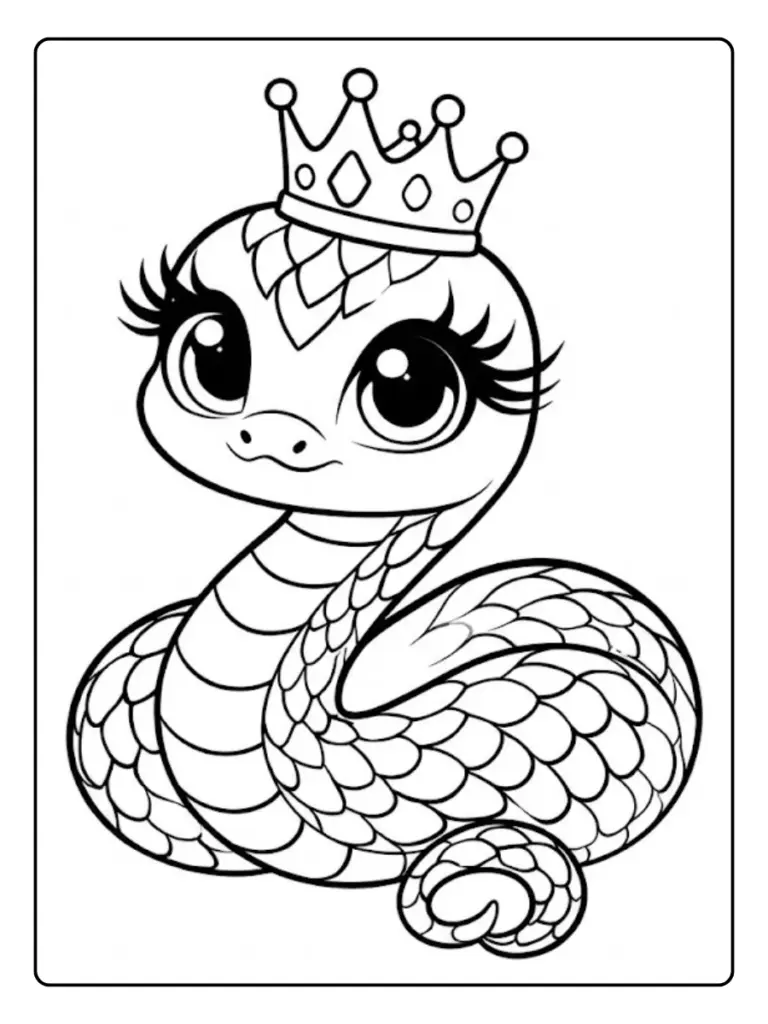 Serpente Da Colorare