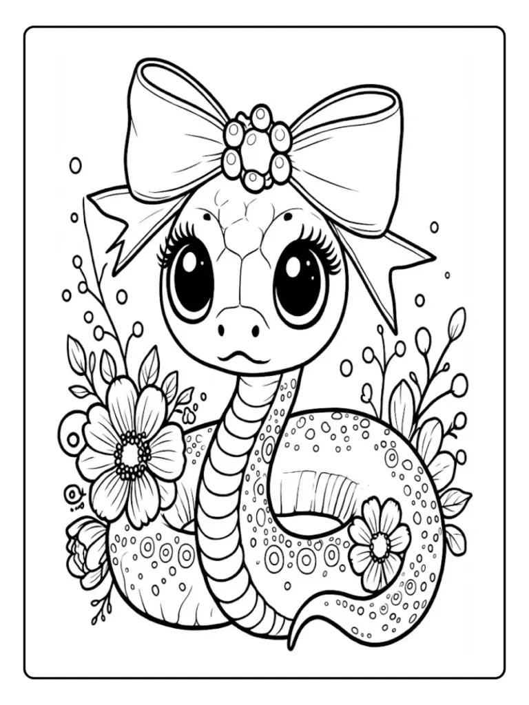 Serpente Da Colorare