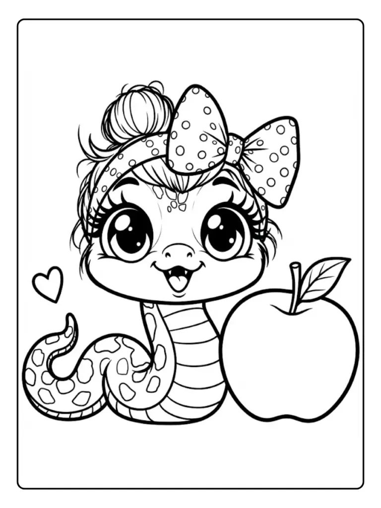 Serpente Da Colorare