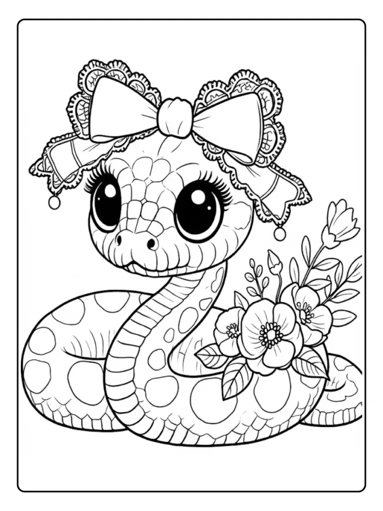 Serpente Da Colorare