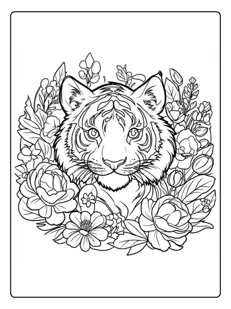 Tigre Da Colorare