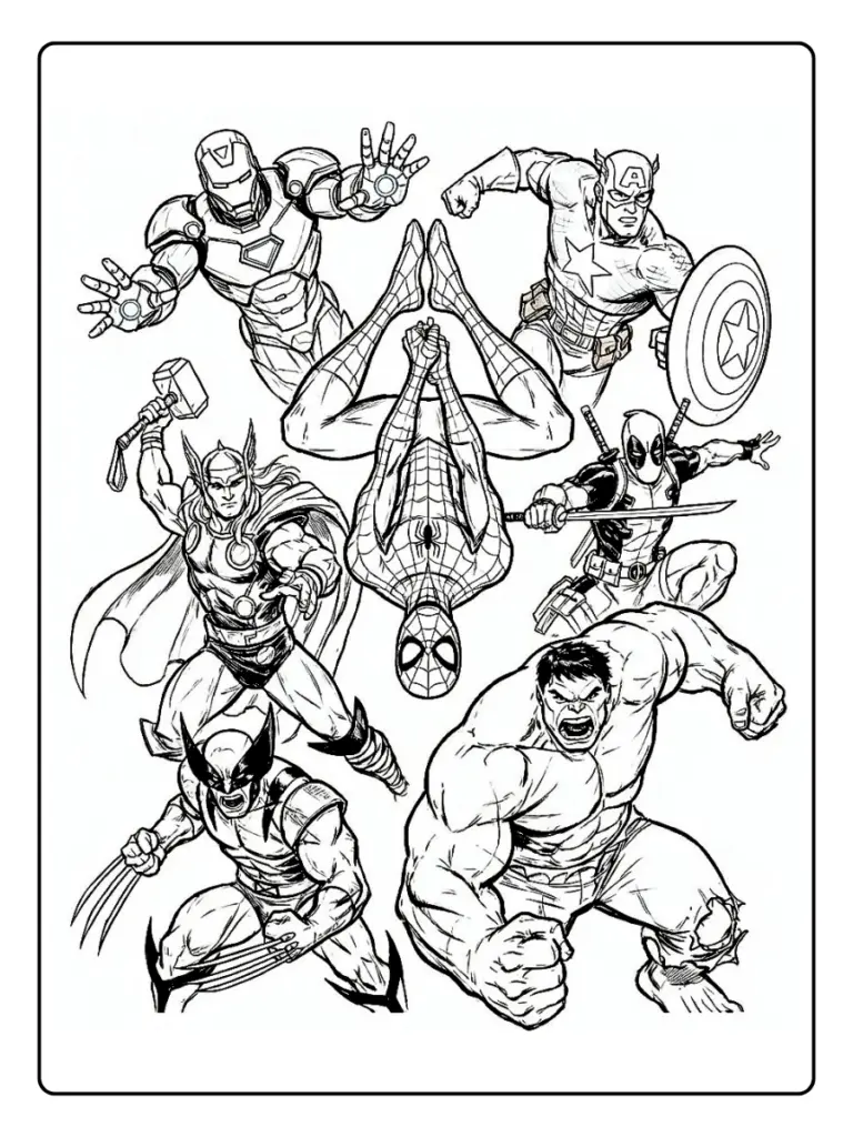 Avengers Da Colorare 10