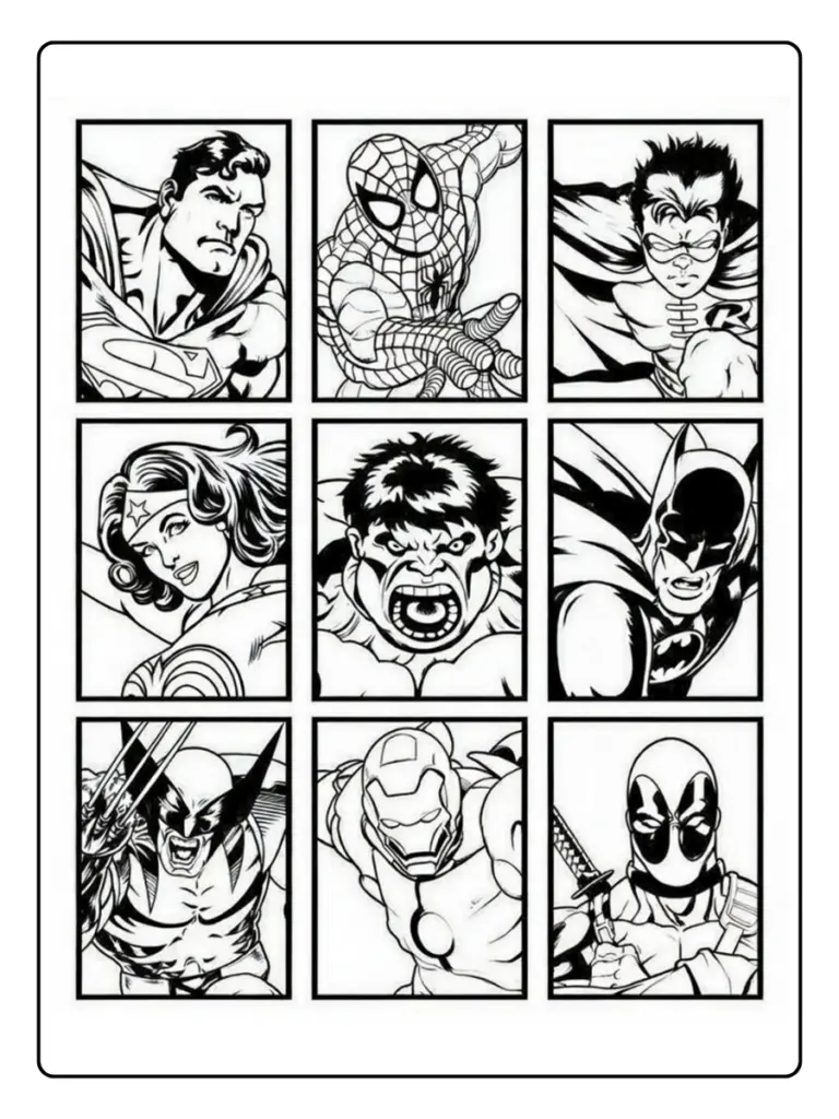 Avengers Da Colorare 11