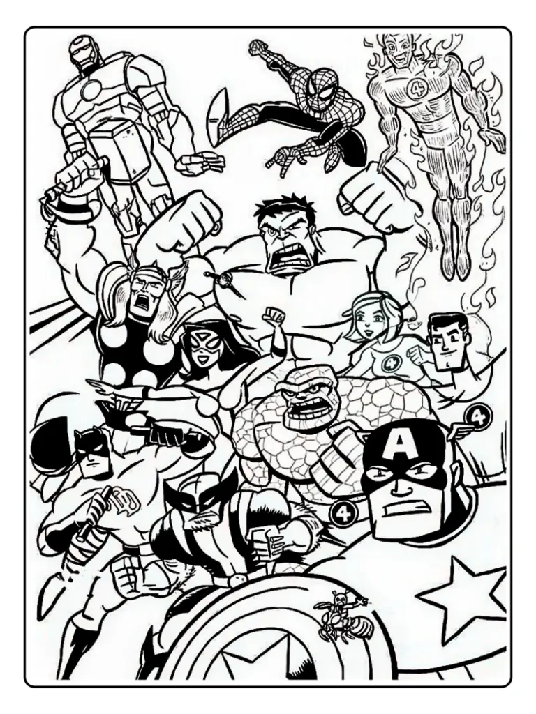 Avengers Da Colorare 12