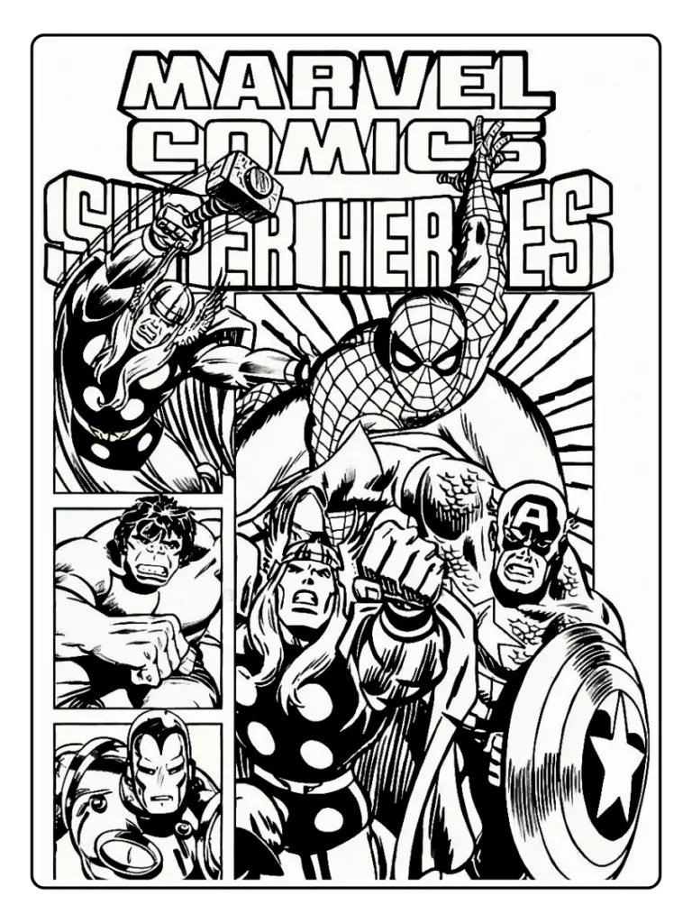 Avengers Da Colorare 14