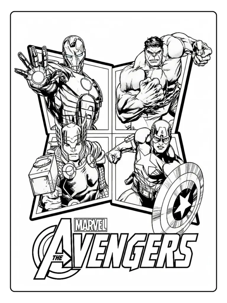 Avengers Da Colorare 3